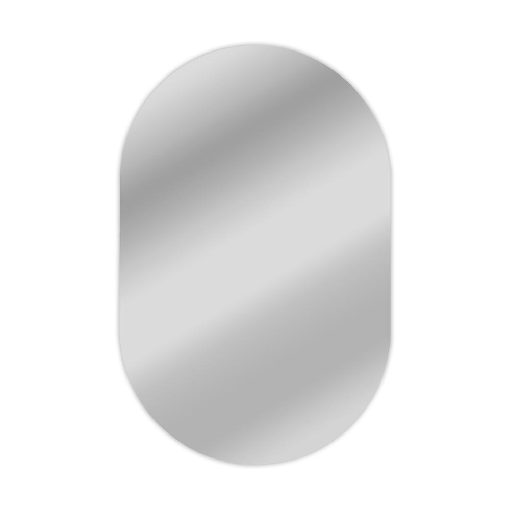 CHLOE's Reflection Verical/Horizontal Hanging Round Shaped Frameless Wall Mirror 33" Height. Picture 1