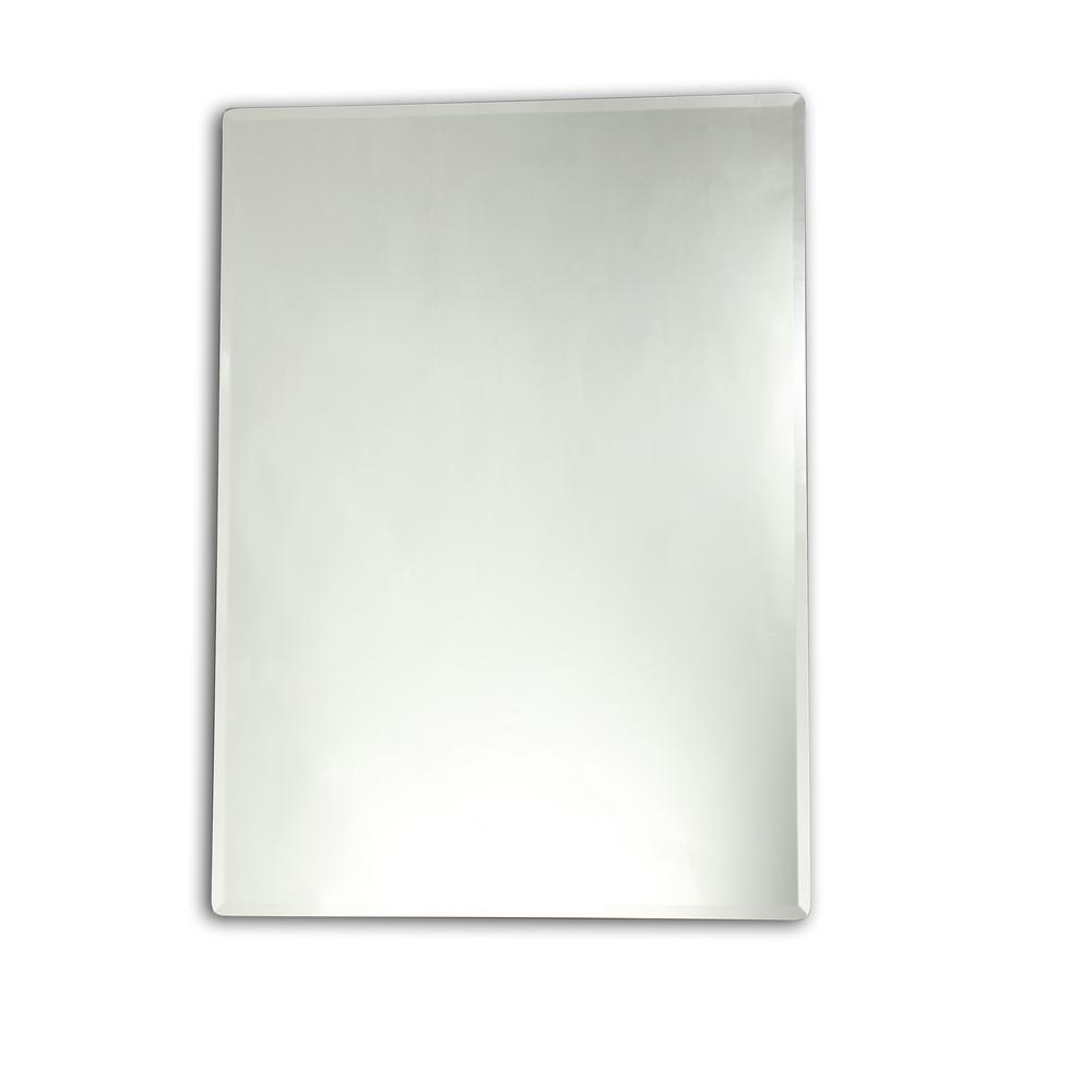 GOODWIN Large Frameless Wall Mirror 24x32. Picture 1