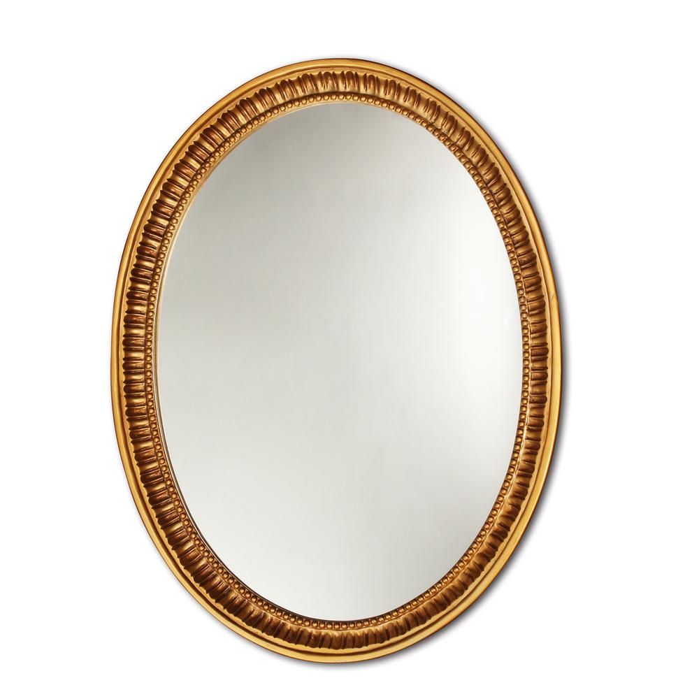 IRIS Framed Wall Mirror 23x29. Picture 1