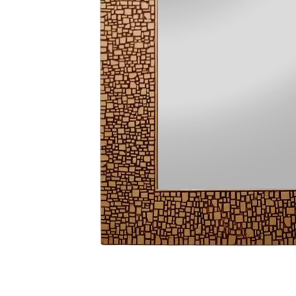 CHLOE's Reflection Contemporary-Style Rectangle Antique Golden Finish 36". Picture 2