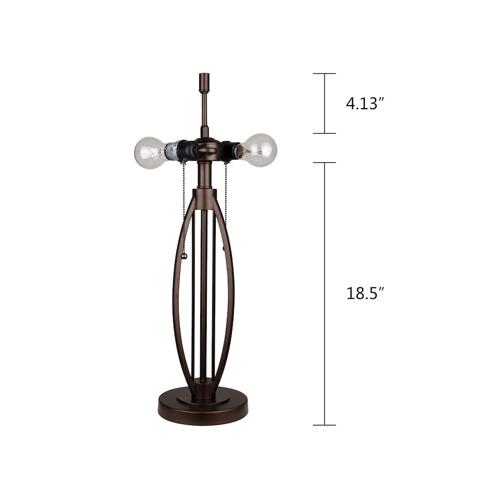 Gimm Geometric Style 2-Light Table Lamp 15" Shade. Picture 6