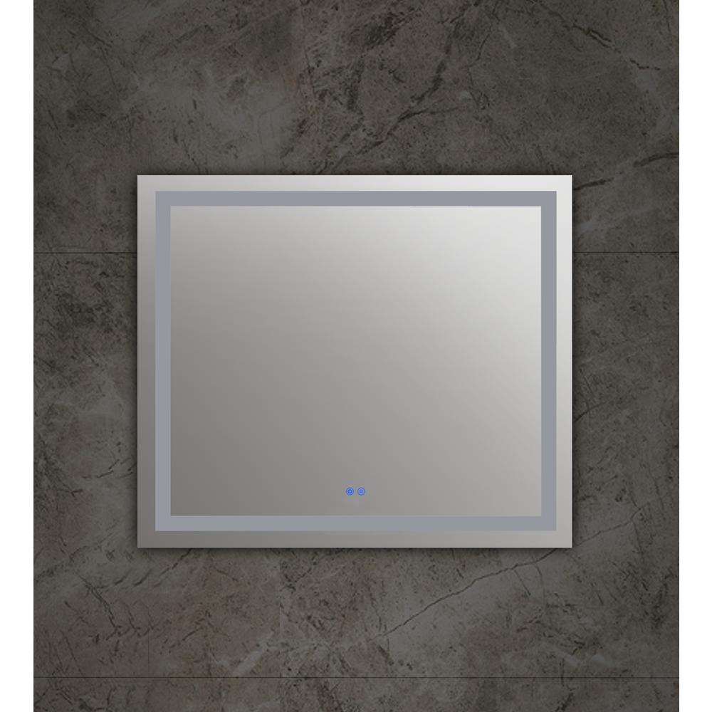 SPECULO Embedded LED Mirror 4000K Warm White 24" Wide. Picture 3