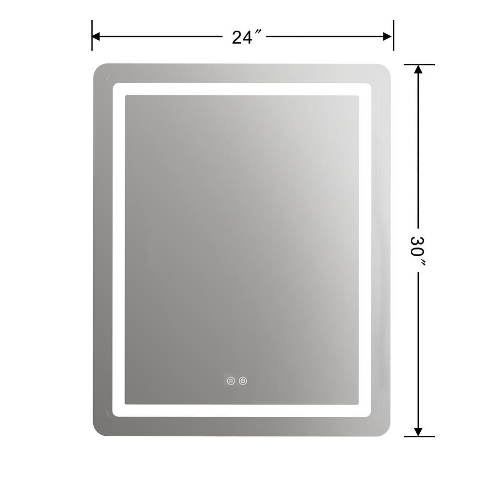SPECULO Back Lit LED Mirror 6000K Daylight White 30" Wide. Picture 1