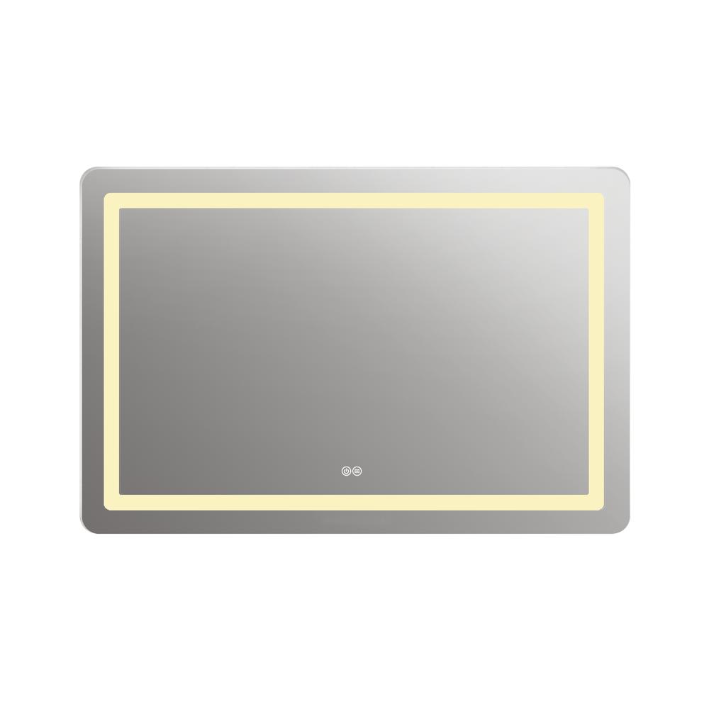 SPECULO Back Lit LED Mirror 4000K Warm White 36" Wide. Picture 5
