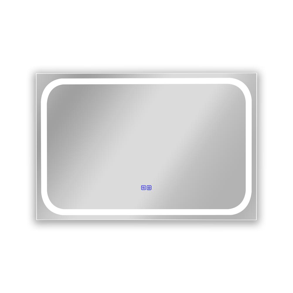 CHLOE Lighting LUMINOSITY Back Lit Rectangular TouchScreen LED Mirror 3 Color Temperatures 3000K-6000K 36" Wide. Picture 2