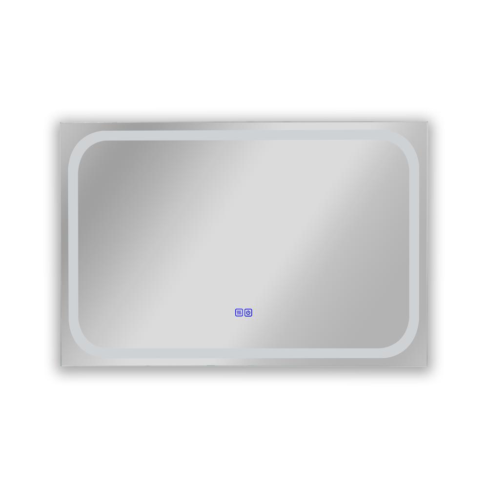 CHLOE Lighting LUMINOSITY Back Lit Rectangular TouchScreen LED Mirror 3 Color Temperatures 3000K-6000K 36" Wide. Picture 3