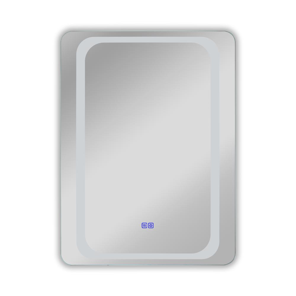 CHLOE Lighting- LUMINOSITY Back Lit Rectangular TouchScreen LED Mirror 3 Color Temperatures 3000K-6000K 32" Height. Picture 3