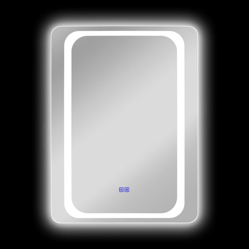 CHLOE Lighting- LUMINOSITY Back Lit Rectangular TouchScreen LED Mirror 3 Color Temperatures 3000K-6000K 32" Height. Picture 8
