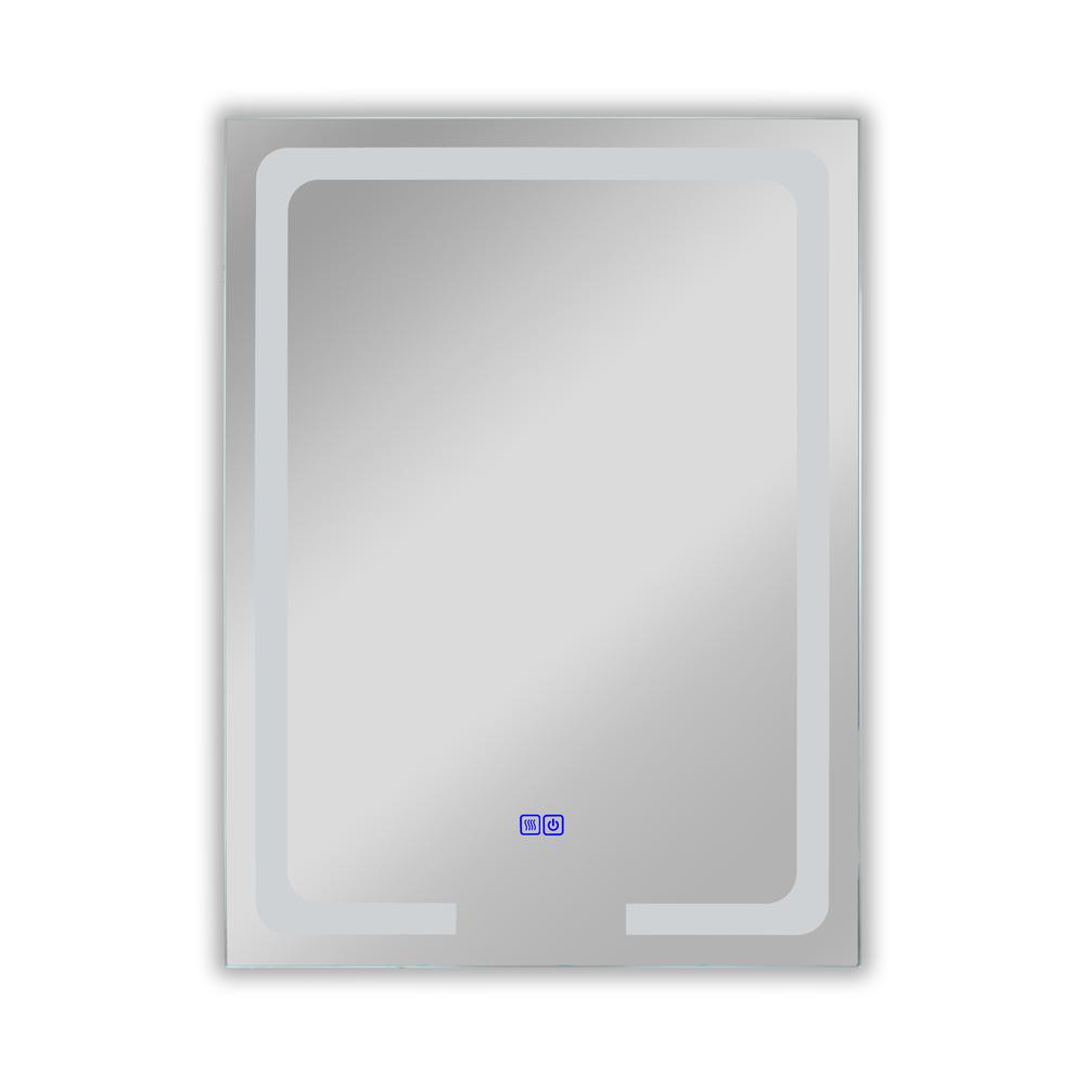 CHLOE Lighting LUMINOSITY- Back Lit Rectangular TouchScreen LED Mirror 3 Color Temperatures 3000K-6000K 32" Height. Picture 3