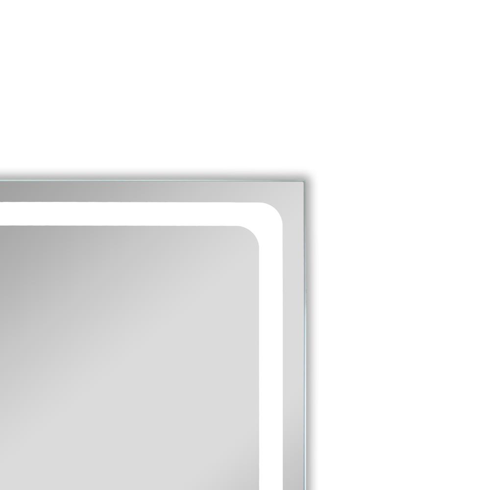 CHLOE Lighting LUMINOSITY- Back Lit Rectangular TouchScreen LED Mirror 3 Color Temperatures 3000K-6000K 32" Height. Picture 12