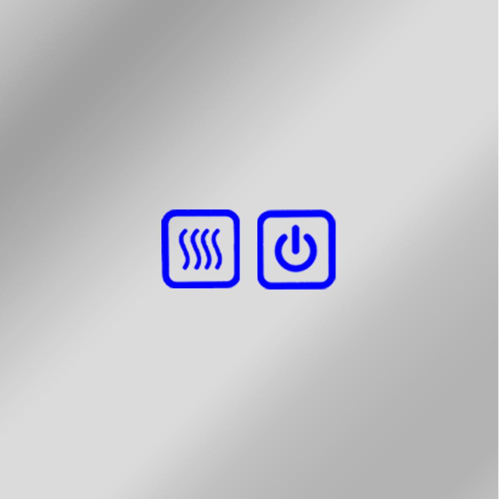 CHLOE Lighting LUMINOSITY Back Lit Rectangular TouchScreen LED Mirror 3 Color Temperatures 3000K-6000K 39" Wide. Picture 10