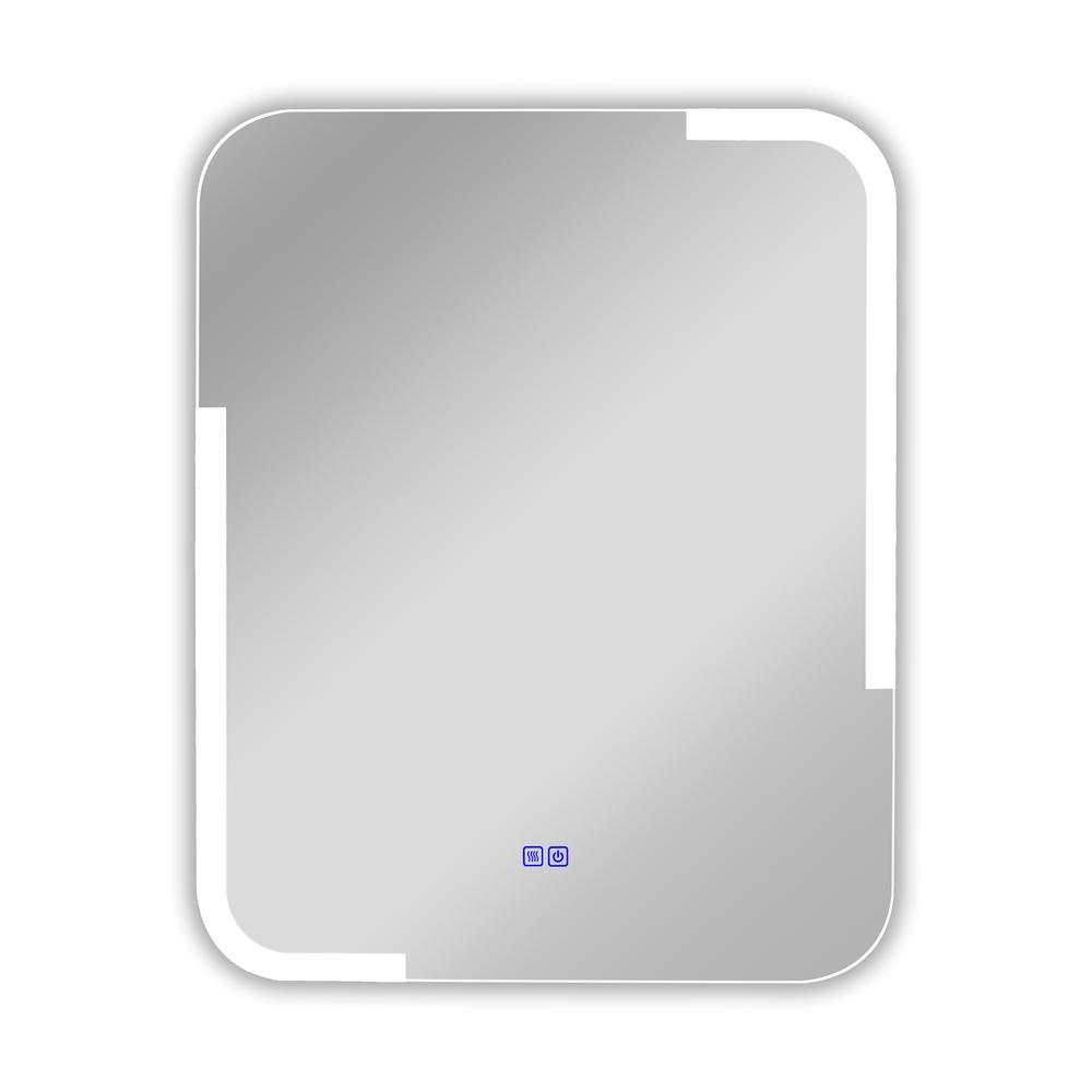 CHLOE Lighting LUMINOSITY Back Lit Rectangular TouchScreen LED Mirror 3 Color Temperatures 3000K-6000K 30" Height. Picture 2
