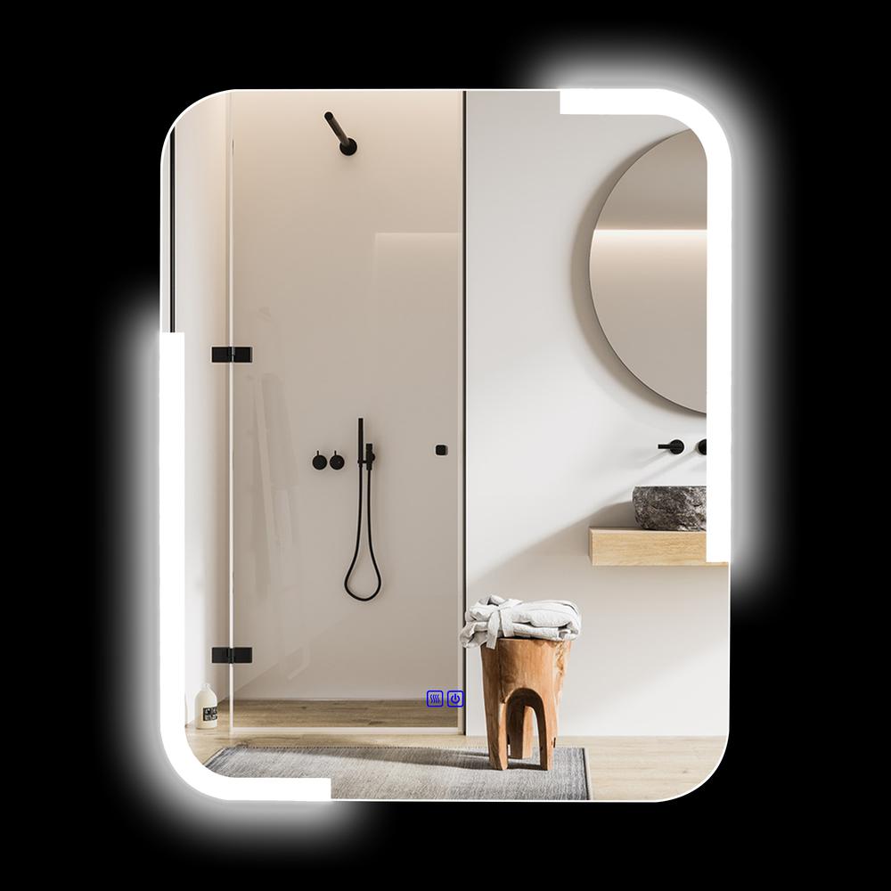 CHLOE Lighting LUMINOSITY Back Lit Rectangular TouchScreen LED Mirror 3 Color Temperatures 3000K-6000K 30" Height. Picture 6