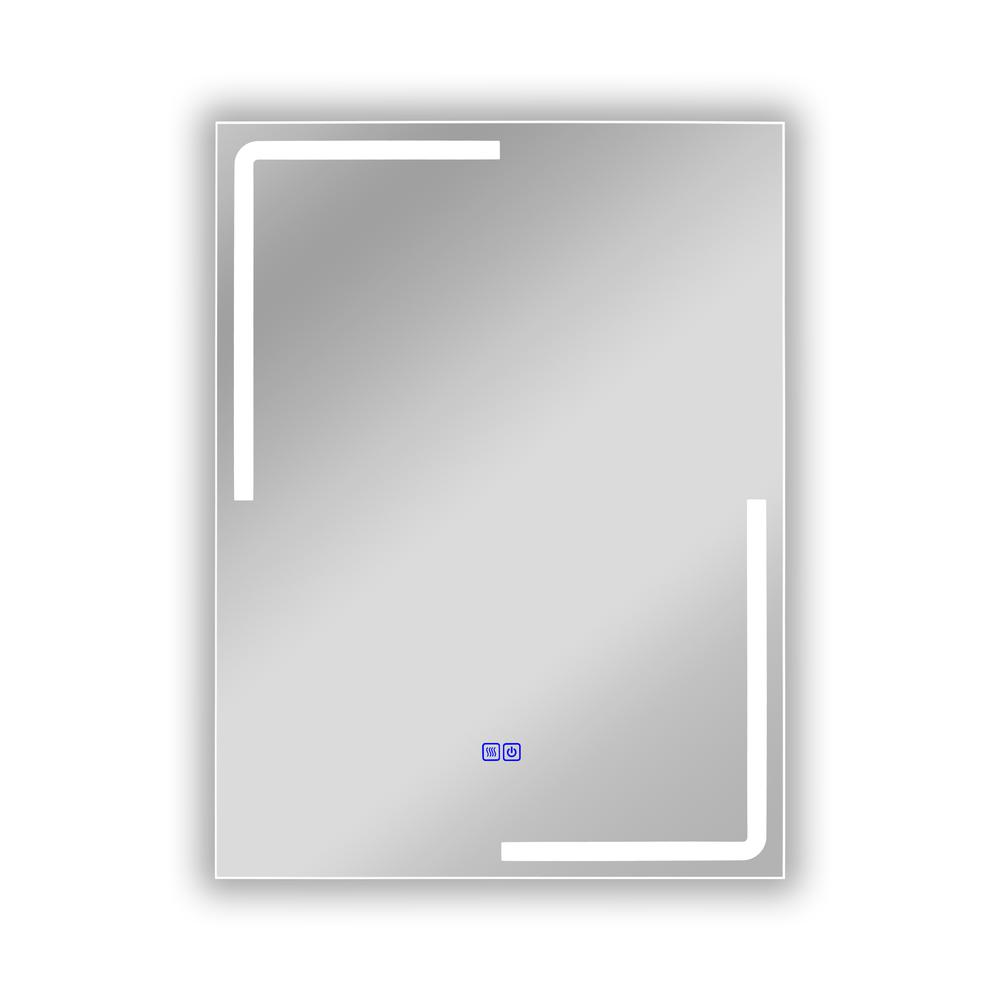CHLOE Lighting LUMINOSITY Back Lit Rectangular TouchScreen LED Mirror 3 Color Temperatures 3000K-6000K 32" Height. Picture 2