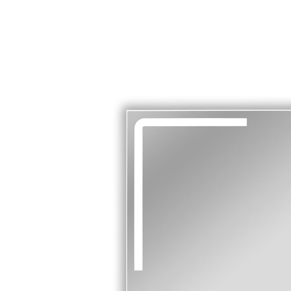 CHLOE Lighting LUMINOSITY Back Lit Rectangular TouchScreen LED Mirror 3 Color Temperatures 3000K-6000K 32" Height. Picture 11