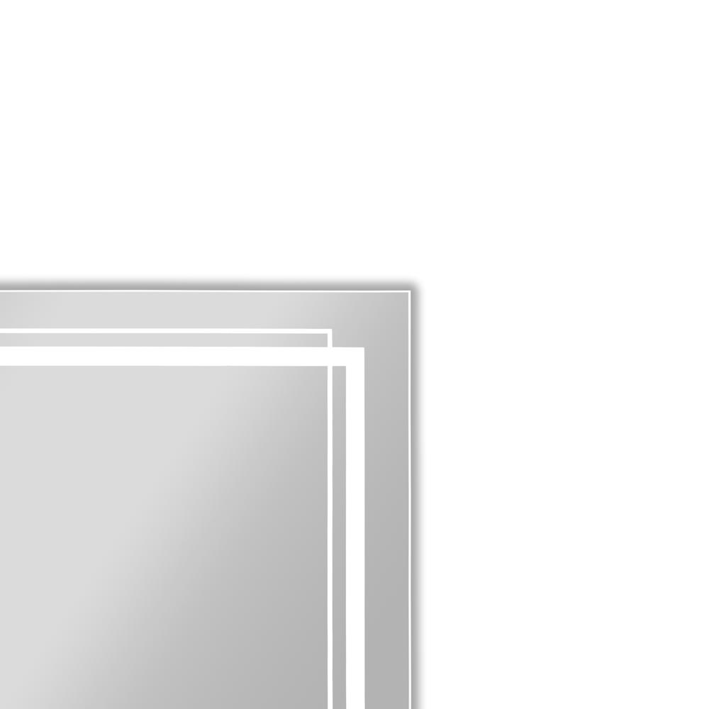 CHLOE Lighting LUMINOSITY Back Lit Rectangular TouchScreen LED Mirror 3 Color Temperatures, 3000K-6000K 39" Wide. Picture 11