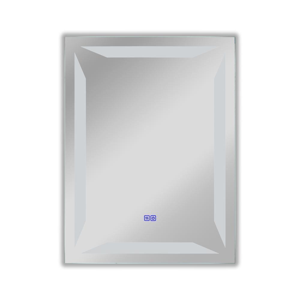 CHLOE Lighting LUMINOSITY Back Lit Rectangular TouchScreen- LED Mirror 3 Color Temperatures 3000K-6000K 32" Height. Picture 3