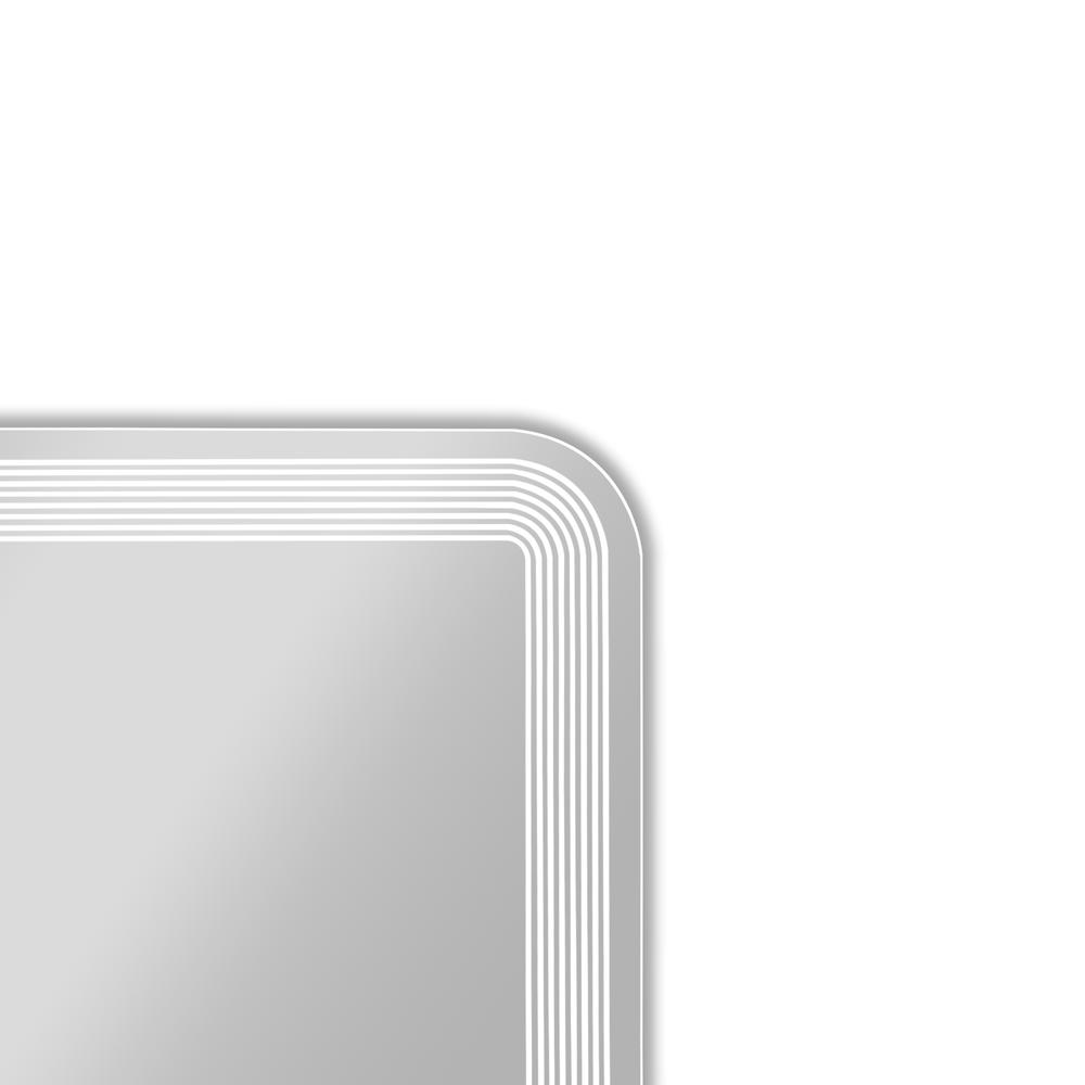 CHLOE Lighting- LUMINOSITY Back Lit Rectangular TouchScreen LED Mirror 3 Color Temperatures 3000K-6000K 39" Wide. Picture 12