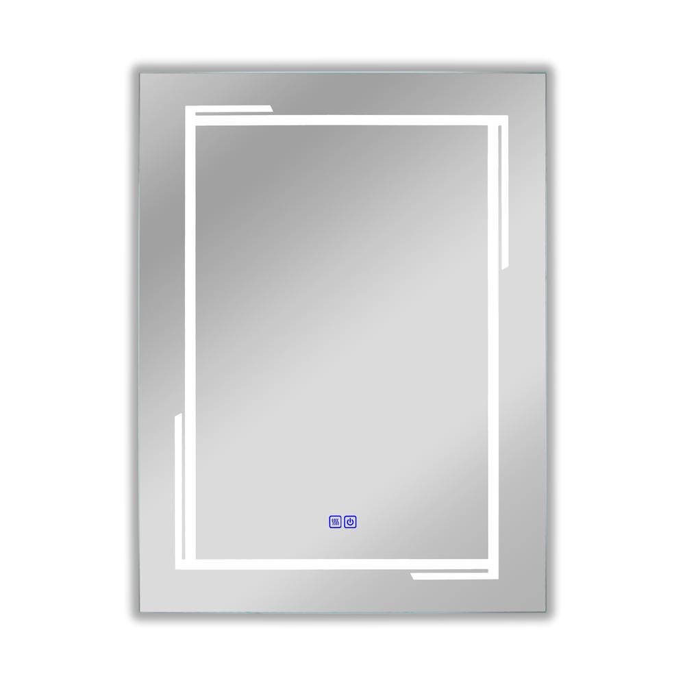 CHLOE Lighting LUMINOSITY, Back Lit Rectangular TouchScreen LED Mirror 3 Color Temperatures 3000K-6000K 32" Height. Picture 3
