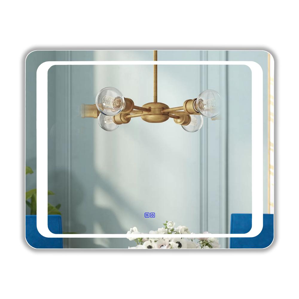 CHLOE Lighting LUMINOSITY Back Lit Rectangular TouchScreen, LED Mirror 3 Color Temperatures 3000K-6000K 39" Wide. Picture 1
