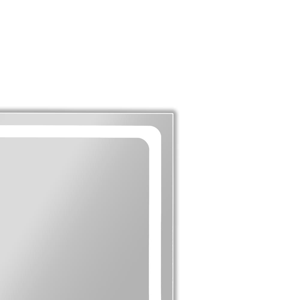 CHLOE Lighting LUMINOSITY- Back Lit Rectangular TouchScreen LED Mirror 3 Color Temperatures 3000K-6000K 39" Wide. Picture 11
