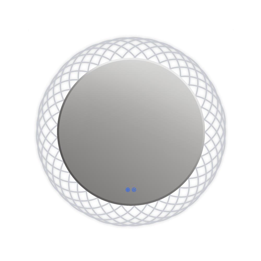 SPECULO Back Lit LED Mirror 6000K Daylight White 30" Wide. Picture 5