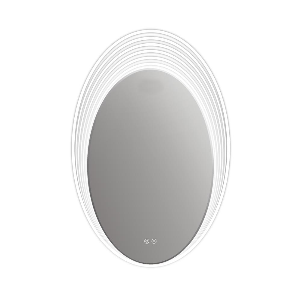SPECULO Back Lit LED Mirror 6000K Daylight White 24" Wide. Picture 6