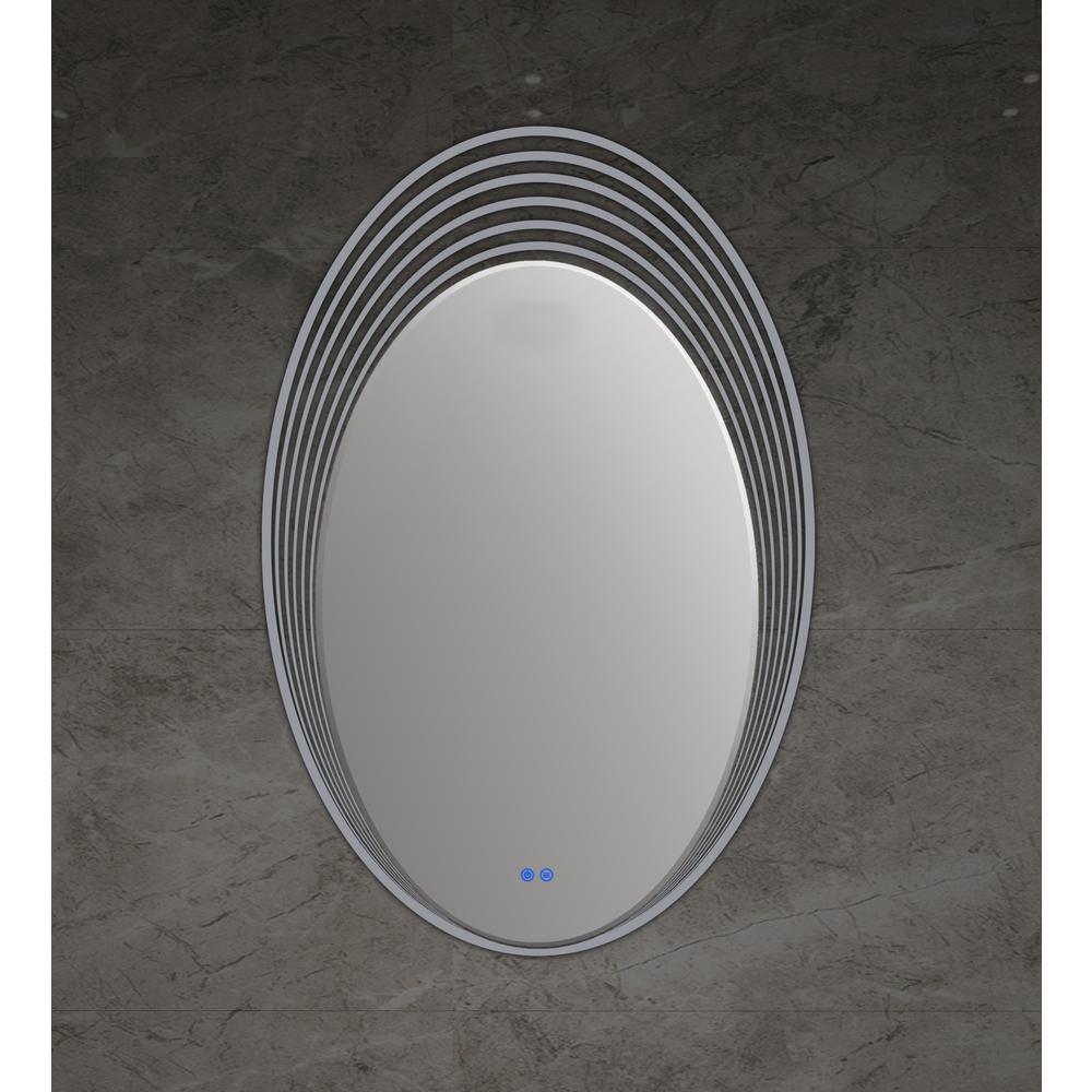 SPECULO Back Lit LED Mirror 6000K Daylight White 24" Wide. Picture 3