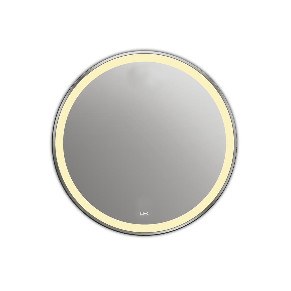 SPECULO Embedded LED Mirror 4000K Warm White24" Wide. Picture 4