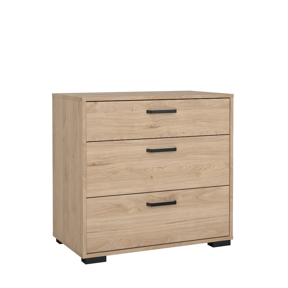 Sofia 3 Drawer Chest, Jackson Hickory. Picture 3