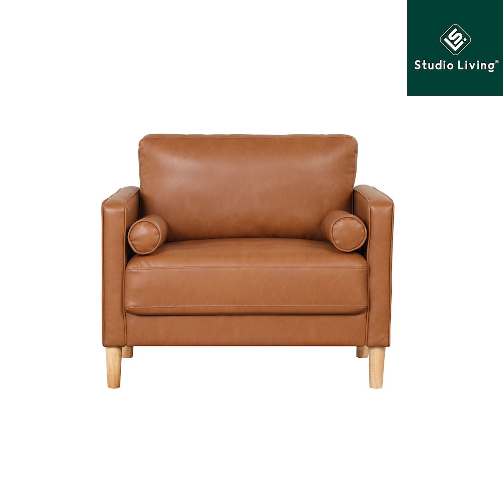 Langford Chair Caramel PU. Picture 4