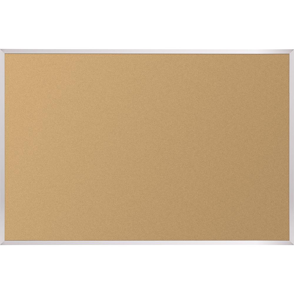 Natural Add - Cork Tackboard - Aluminum Trim - 2 X 3. Picture 1
