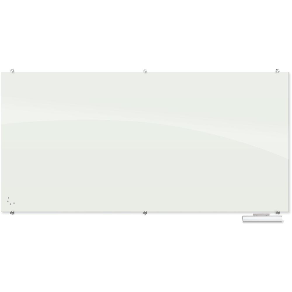 Visionary Glass Dry-Erase Board - 96" (8 ft) W x 48" (4 ft) H - Rectangle. Picture 1