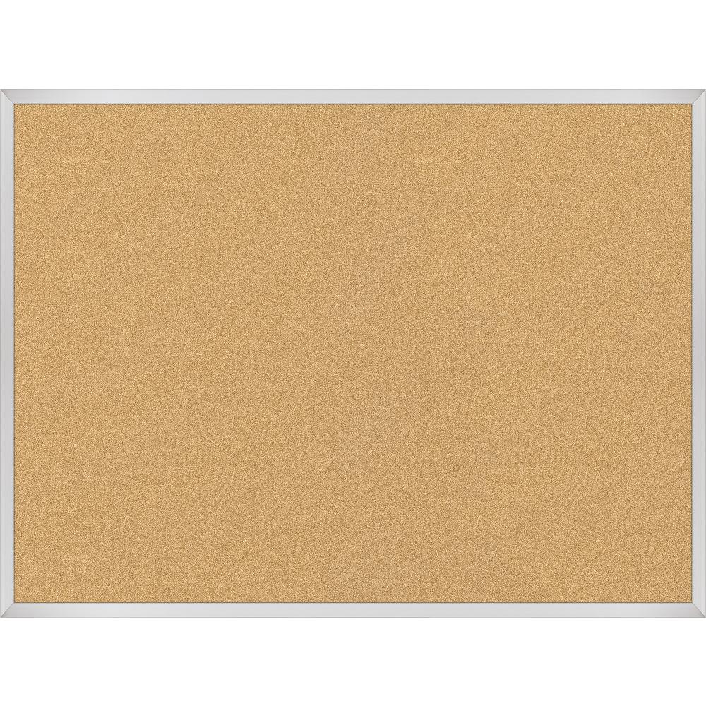 Valu-Tak Tackboard - Aluminum Trim - 33 3/4" X 48". Picture 1