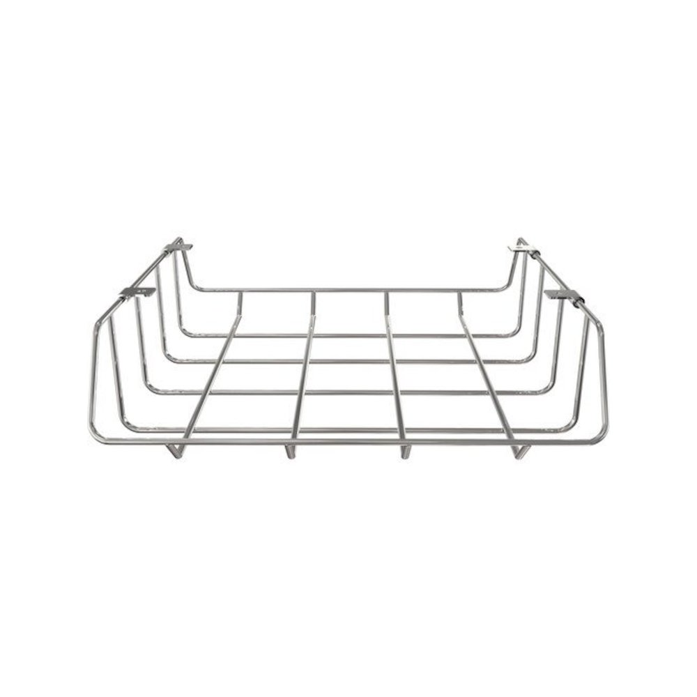 Shapes Open Book Basket, Chrome. Picture 3