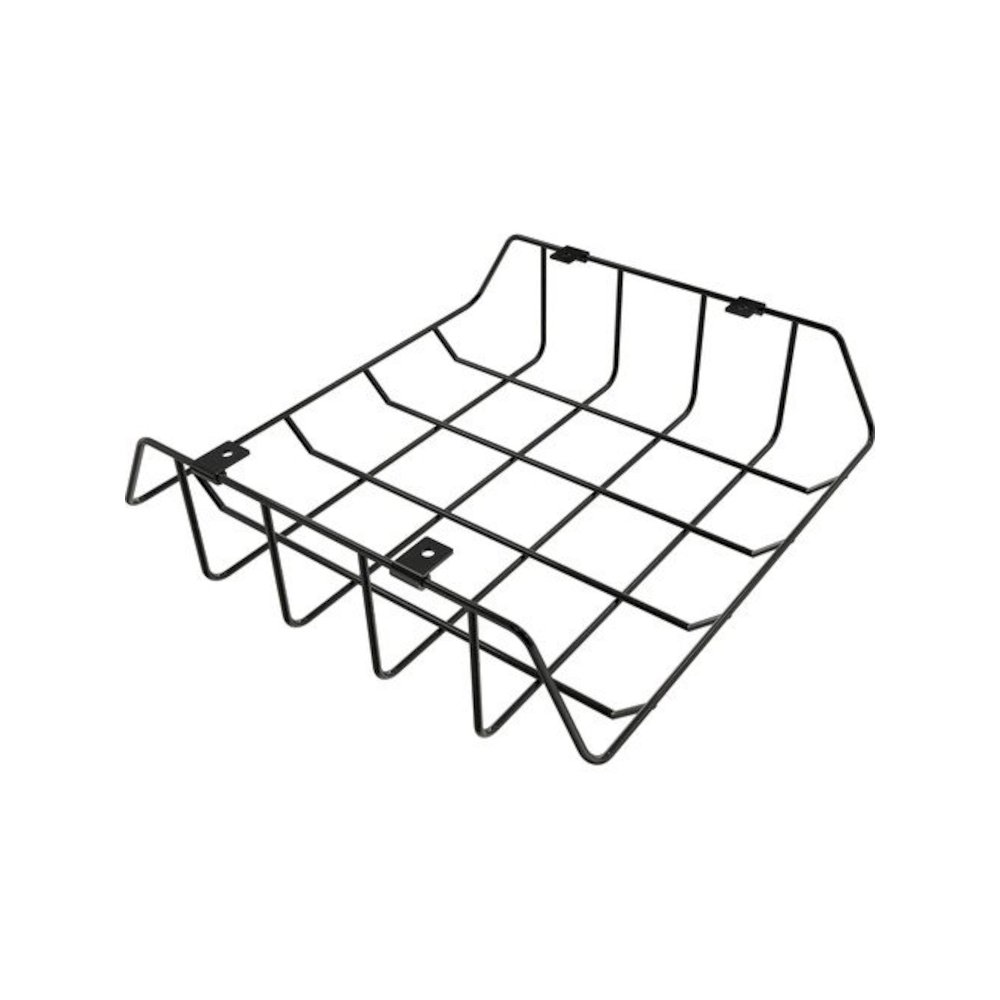 Shapes Open Book Basket, Black. Picture 1