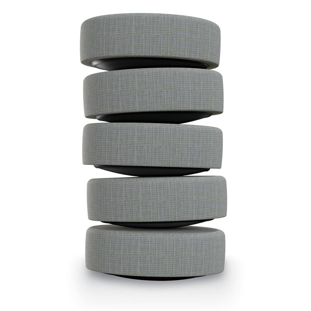 DOT SOFT SEATING 5-PACK (Interim Pewter). Picture 1