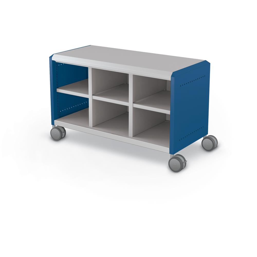 Compass Cabinet - Maxi H1 -Cubbies / Casters - Navy. Picture 1