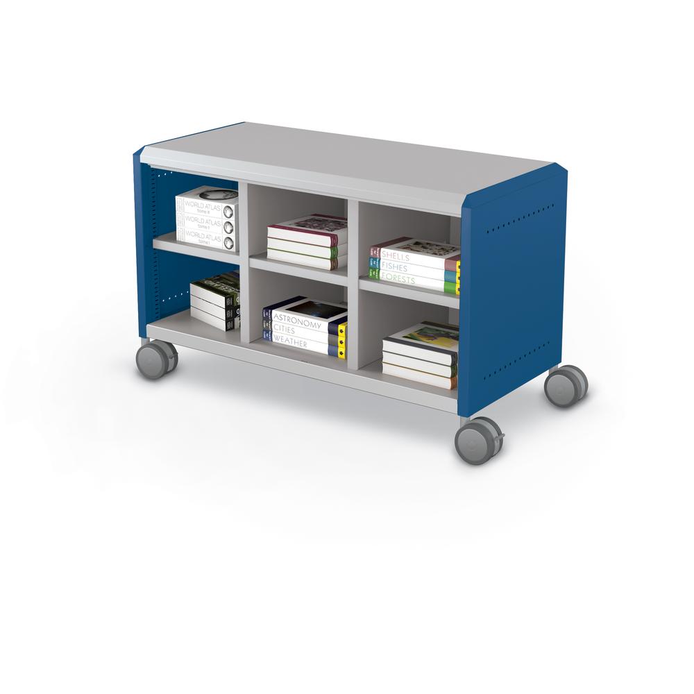 Compass Cabinet - Maxi H1 -Cubbies / Casters - Navy. Picture 2