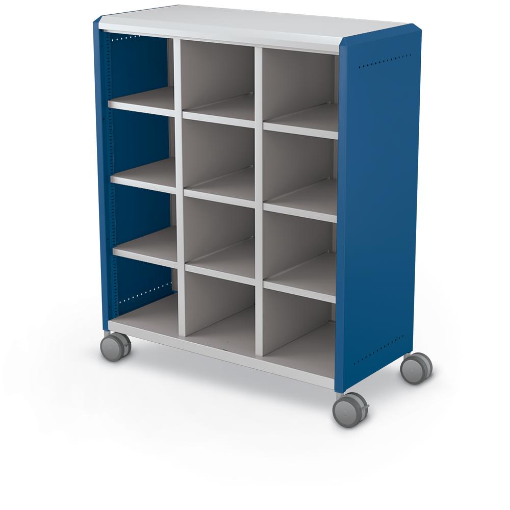 Compass Cabinet - Maxi H3 -Cubbies / Casters-Navy. Picture 1