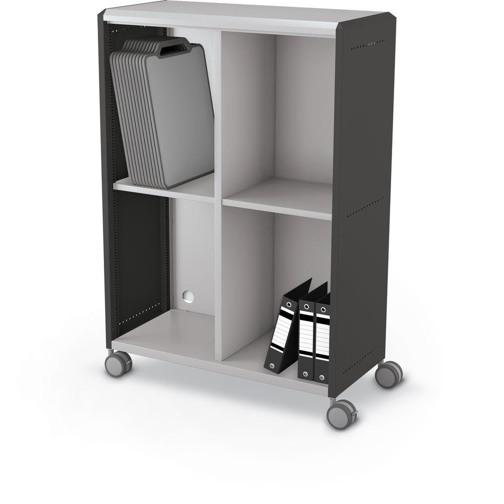Compass Cabinet - Grande -Cubbies / Casters- Black. Picture 2