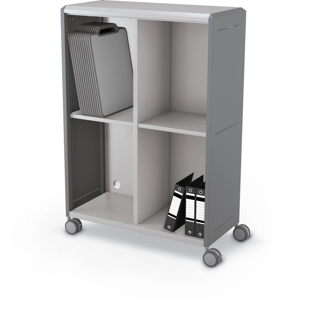 Compass Cabinet - Grande -Cubbies / Casters- Cool Grey. Picture 2
