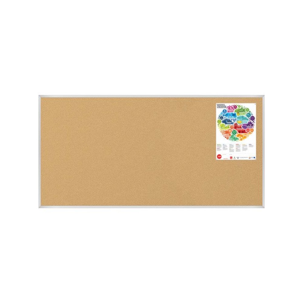 Valu-Tak Tackboard - Aluminum Trim - 4' X 8'. Picture 3
