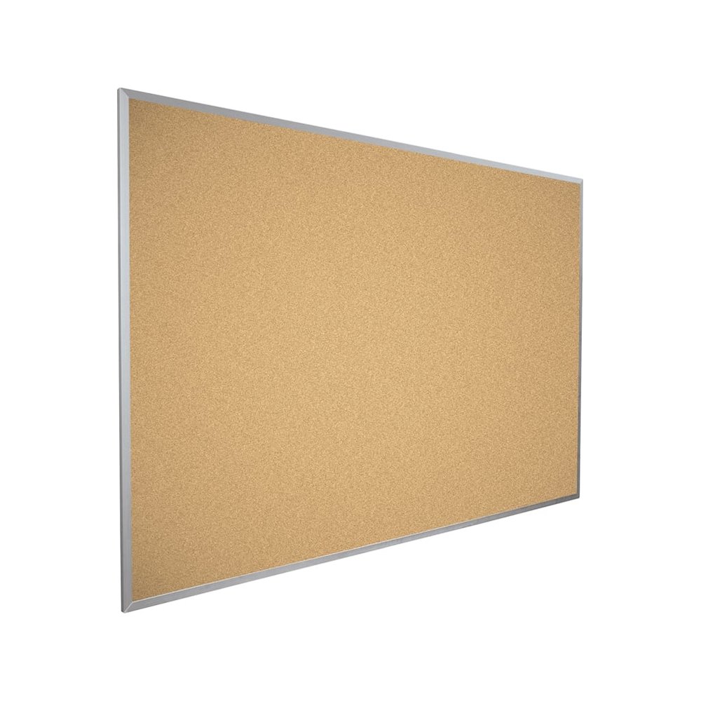 Natural Add - Cork Tackboard - Aluminum Trim - 4 X 10. Picture 3