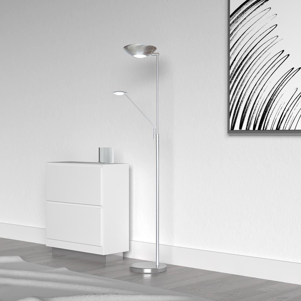 Mother & Son Floor Lamp, SC Finish. Picture 2