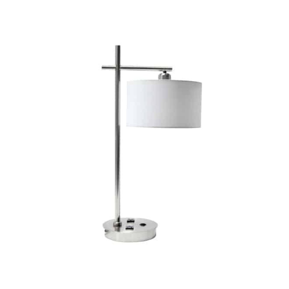1LT Incandescent Table Lamp,USB Port, SC. Picture 1