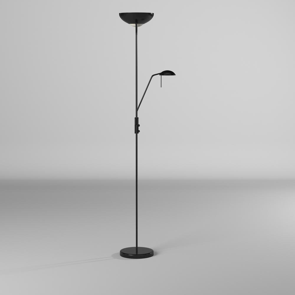 Mother/Son Floor Lamp/Matte Black. Picture 6