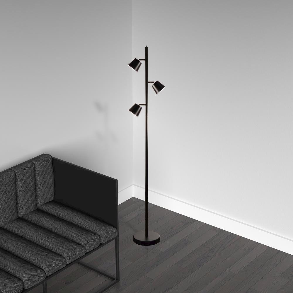 3LT Floor Lamp, BK. Picture 2