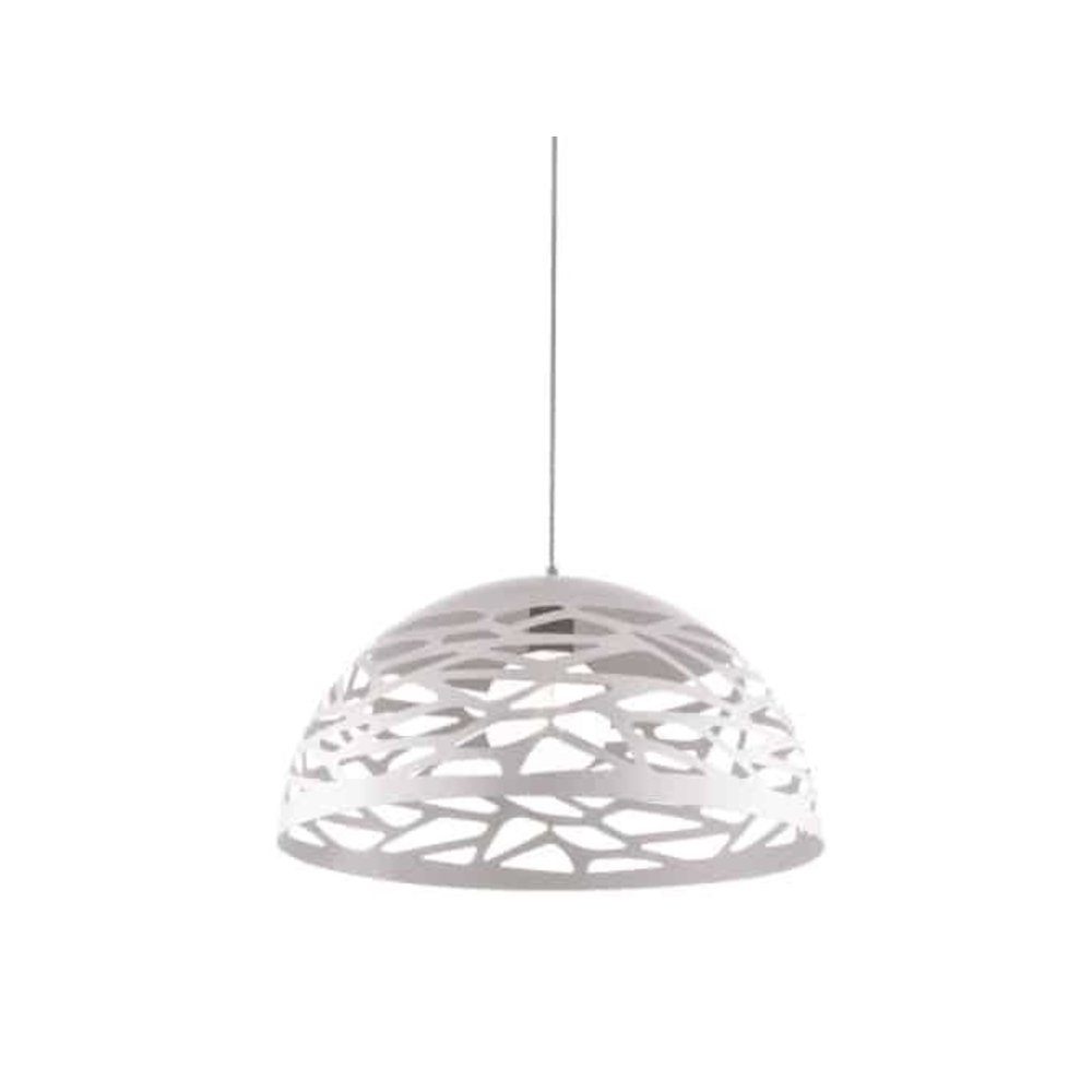 1LT Pendant, Matte White Finish. Picture 1