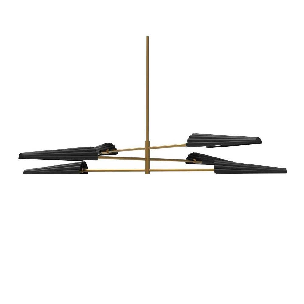 6LT Incan 3-Tier Chandelier, AGB & MB. Picture 1